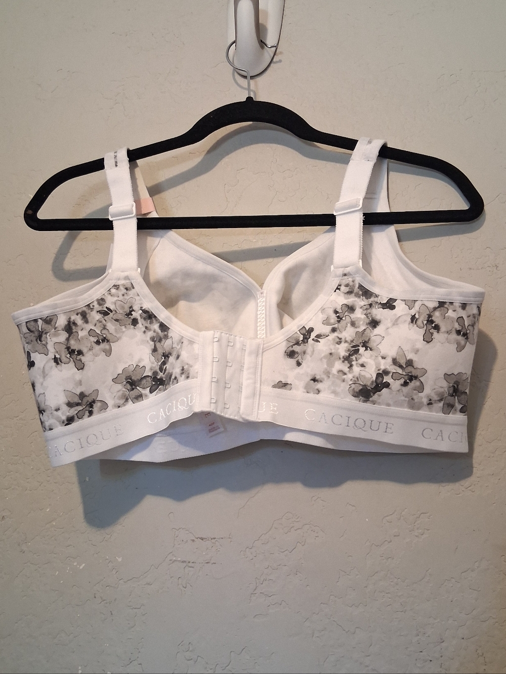 CACIQUE Unlined Full Coverage No-Wire Lane Bryant Floral Bra Sz40F Plus - Picture 3 of 13